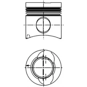 Kit de réparation, Piston/Chemise de cylindre KOLBENSCHMIDT 40667960