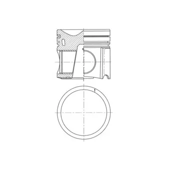 Kit de réparation, Piston/Chemise de cylindre KOLBENSCHMIDT 41659960
