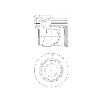 Kit de réparation, Piston/Chemise de cylindre KOLBENSCHMIDT 41677960