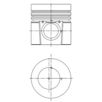 Kit de réparation, Piston/Chemise de cylindre KOLBENSCHMIDT 40155960