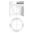 Kit de réparation, Piston/Chemise de cylindre KOLBENSCHMIDT 40207963 - Visuel 1
