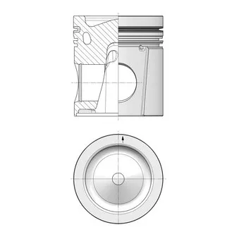 Kit de réparation, Piston/Chemise de cylindre KOLBENSCHMIDT 40479960