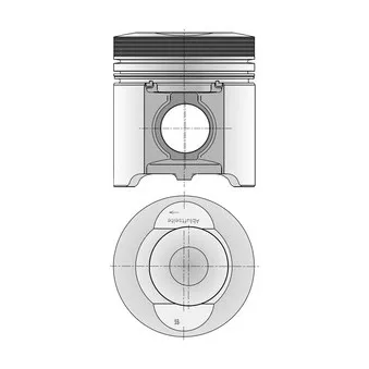 Kit de réparation, Piston/Chemise de cylindre KOLBENSCHMIDT 40483960