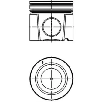 Kit de réparation, Piston/Chemise de cylindre KOLBENSCHMIDT