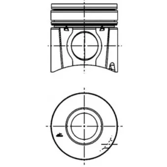 Kit de réparation, Piston/Chemise de cylindre KOLBENSCHMIDT 40316961