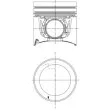 Kit de réparation, Piston/Chemise de cylindre KOLBENSCHMIDT 40264960 - Visuel 1