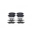 Jeu de 4 plaquettes de frein avant BOSCH 0 986 494 964 - Visuel 1