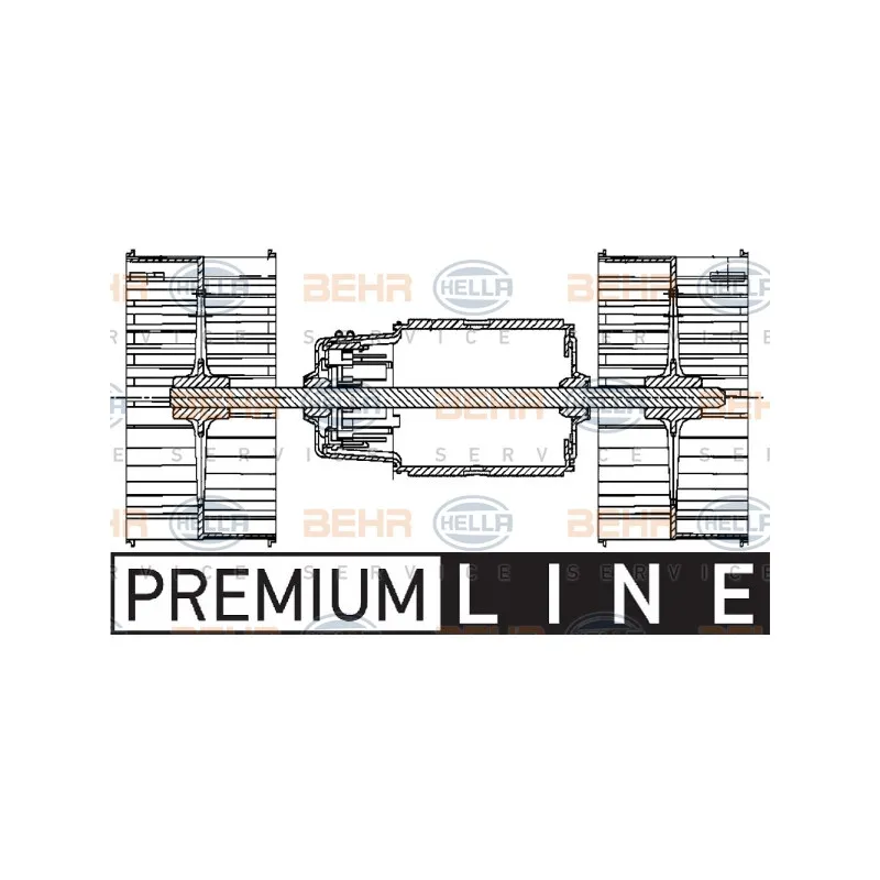 Pulseur d'air habitacle HELLA 8EW 351 024-481