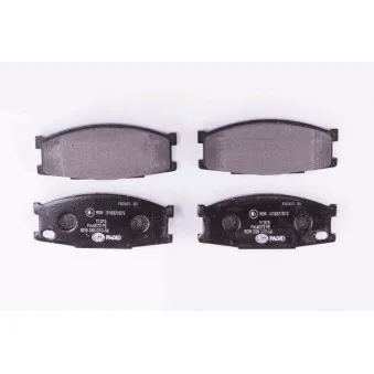 Jeu de 4 plaquettes de frein avant HELLA 8DB 355 010-561