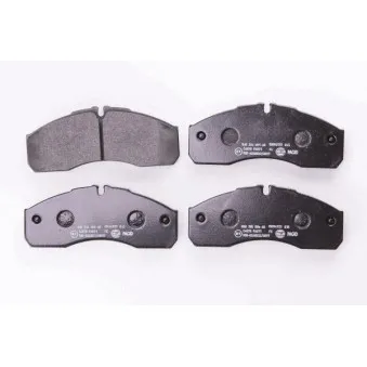 Jeu de 4 plaquettes de frein avant HELLA 8DB 355 005-401