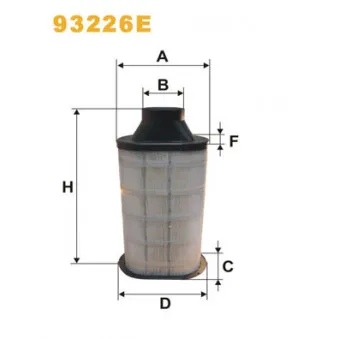 Filtre à air WIX FILTERS