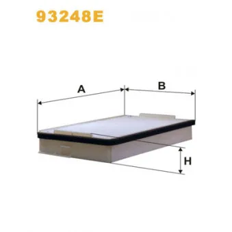 Filtre, air de l'habitacle WIX FILTERS