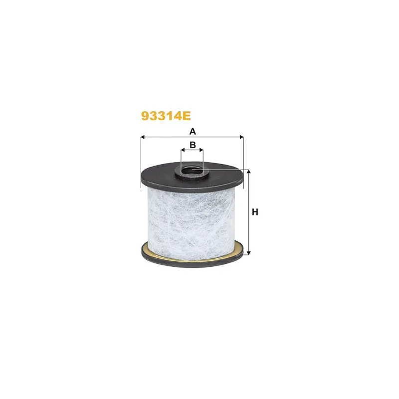 Filtre, ventilation du carter-moteur WIX FILTERS 93314E