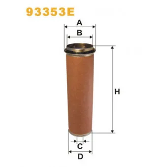 Filtre à air secondaire WIX FILTERS