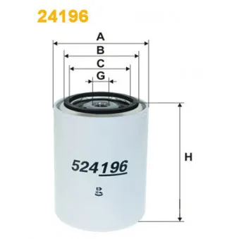 Filtre de liquide de refroidissement WIX FILTERS