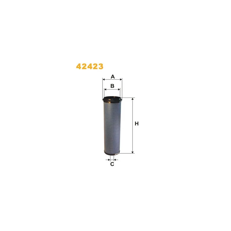 Filtre à air secondaire WIX FILTERS 42423