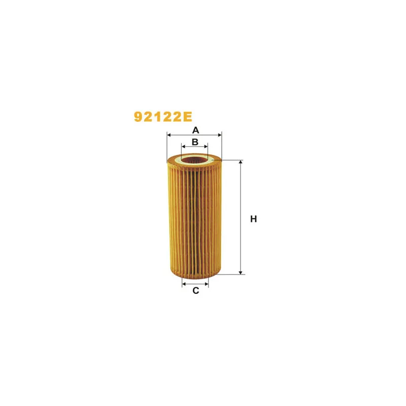 Filtre hydraulique, boîte automatique WIX FILTERS 92122E