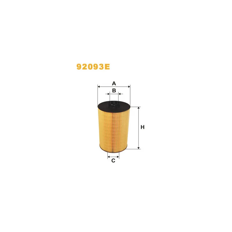 Filtre à huile WIX FILTERS 92093E