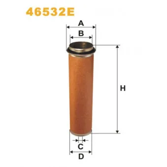 Filtre à air secondaire WIX FILTERS