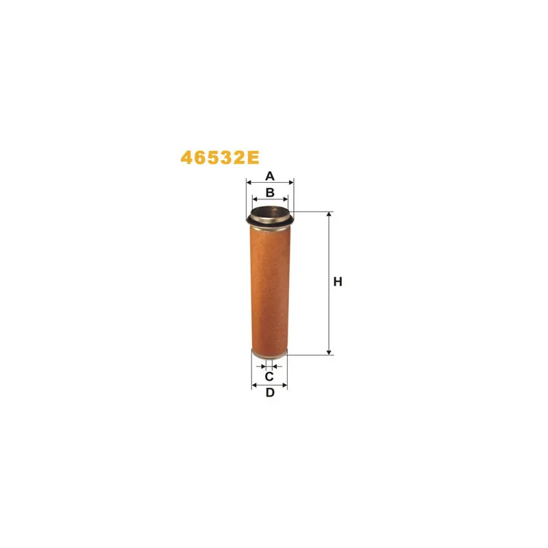 Filtre à air secondaire WIX FILTERS 46532E