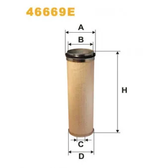 Filtre à air secondaire WIX FILTERS