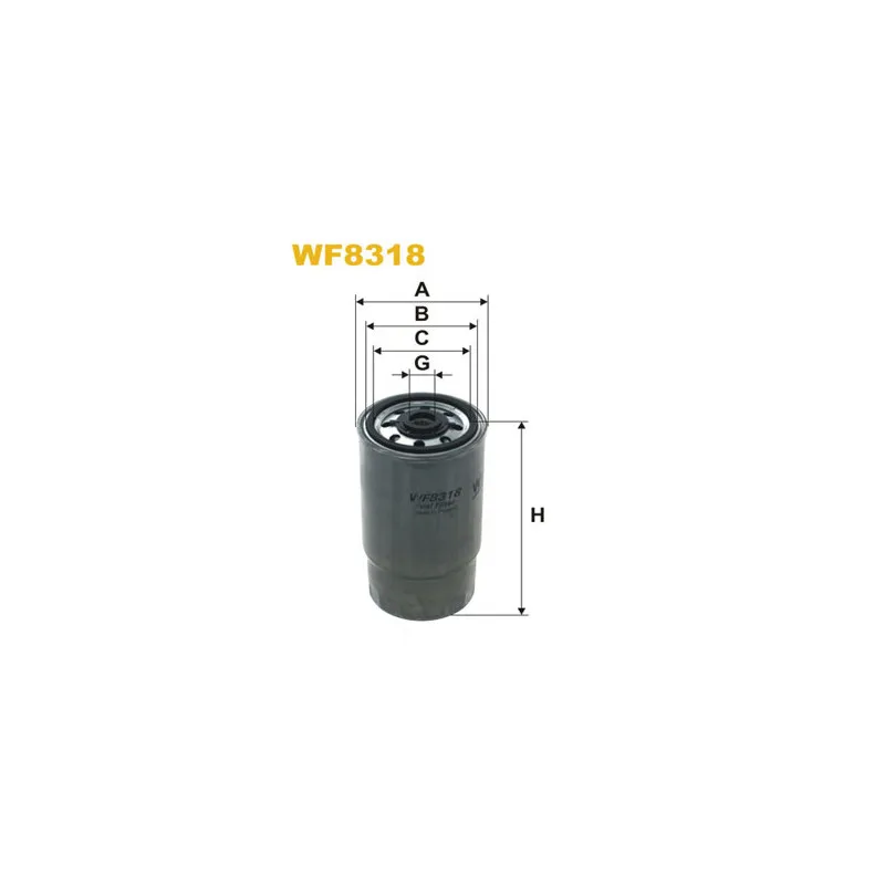 Filtre à carburant WIX FILTERS WF8318