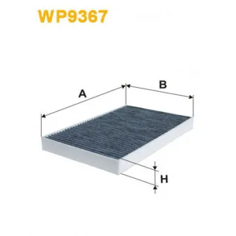 Filtre, air de l'habitacle WIX FILTERS