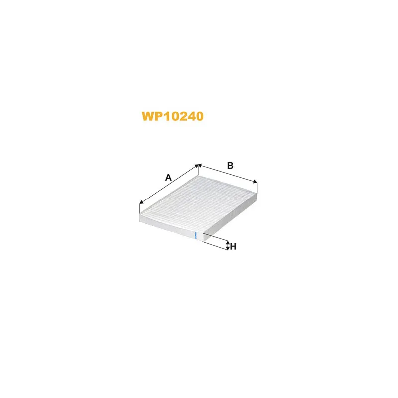 Filtre, air de l'habitacle WIX FILTERS WP10240