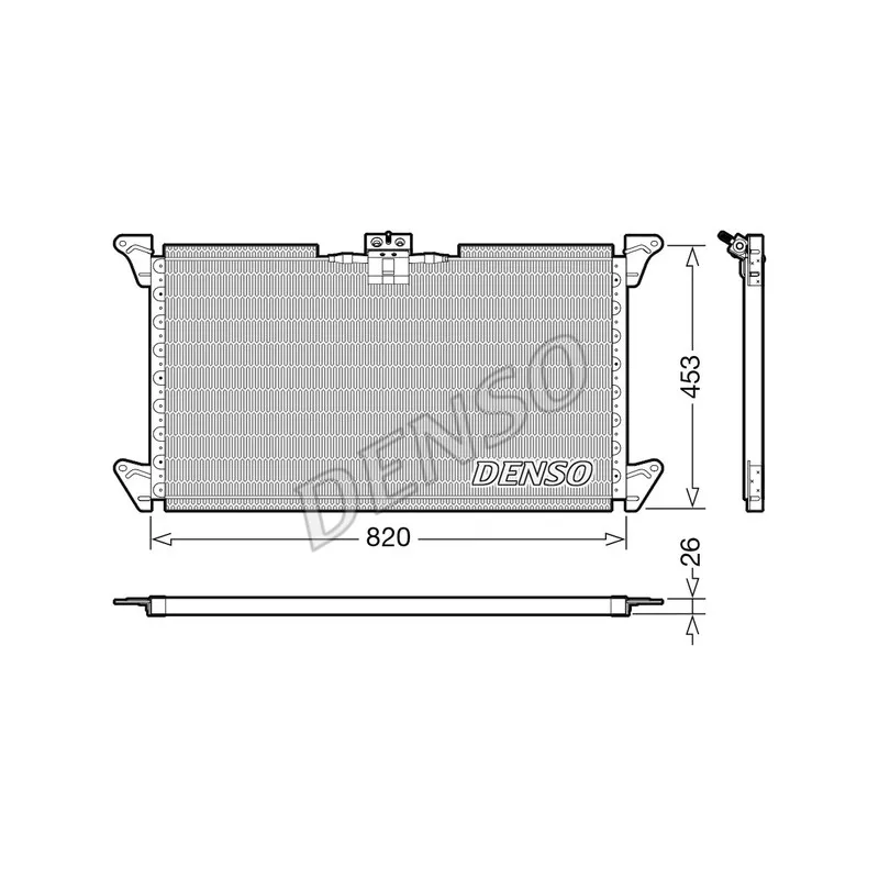 Condenseur, climatisation DENSO DCN99075