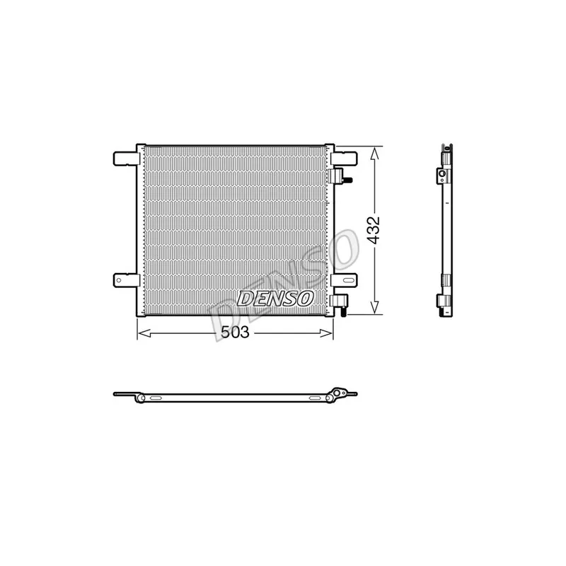 Condenseur, climatisation DENSO DCN99076