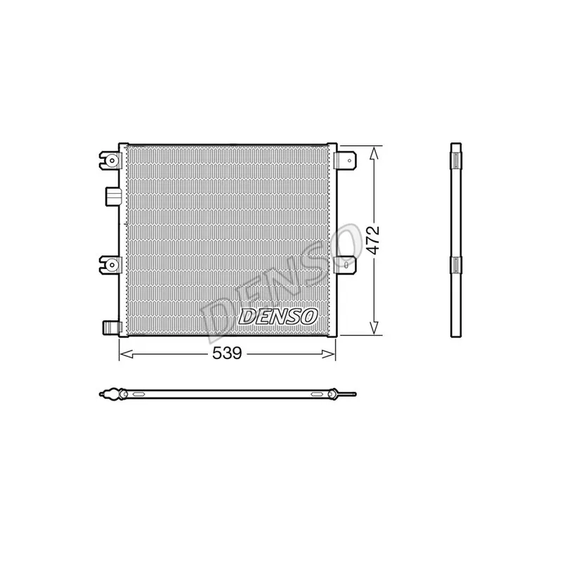 Condenseur, climatisation DENSO DCN99077