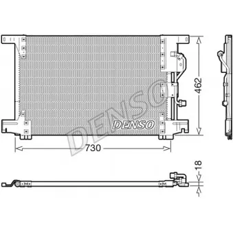 Condenseur, climatisation DENSO