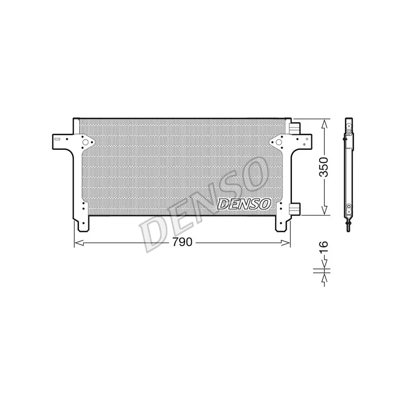 Condenseur, climatisation DENSO DCN99063