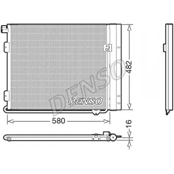 Condenseur, climatisation DENSO