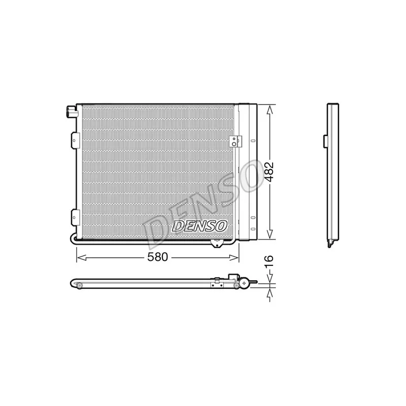 Condenseur, climatisation DENSO DCN99061