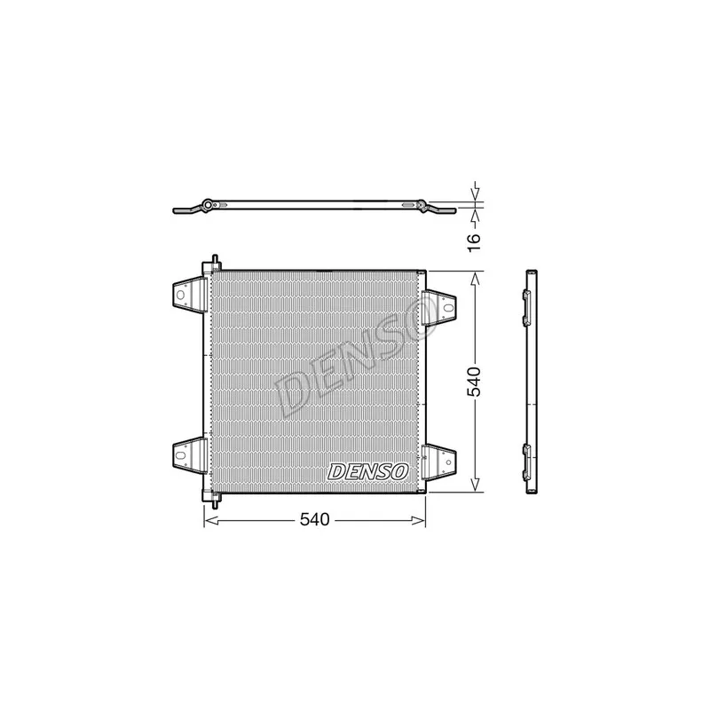 Condenseur, climatisation DENSO DCN99065