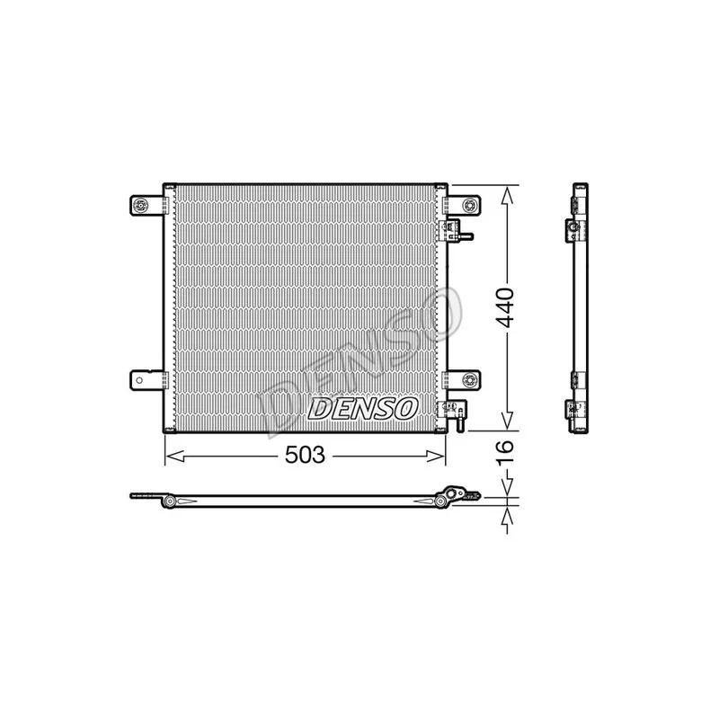 Condenseur, climatisation DENSO DCN99066