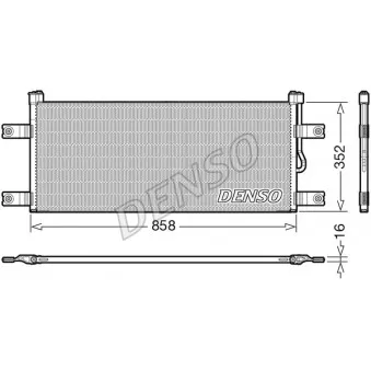 Condenseur, climatisation DENSO