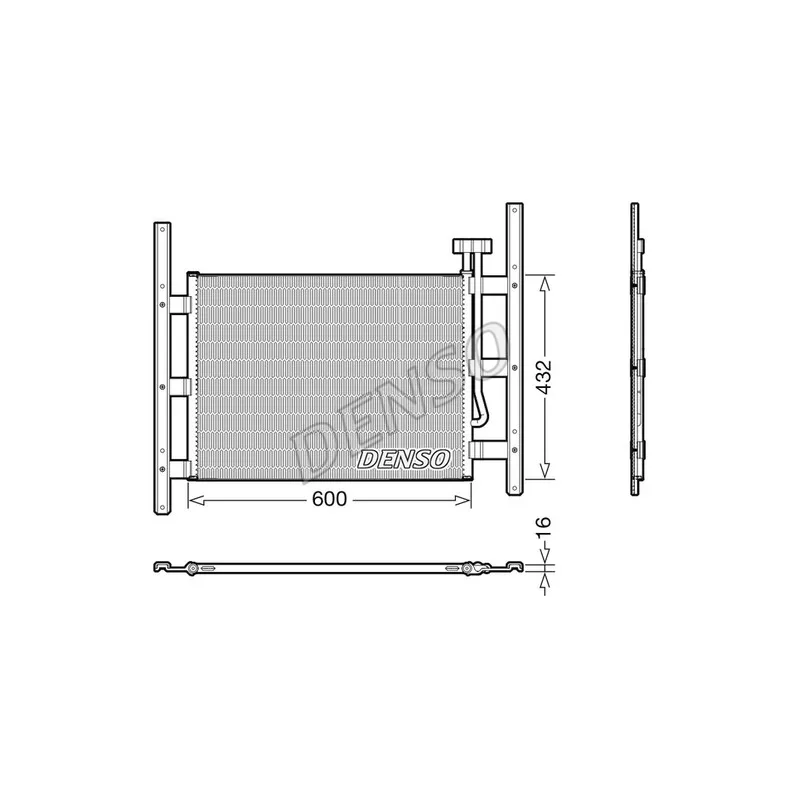 Condenseur, climatisation DENSO DCN99067
