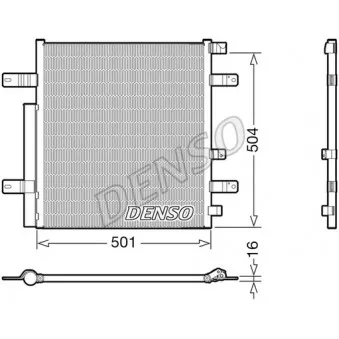 Condenseur, climatisation DENSO