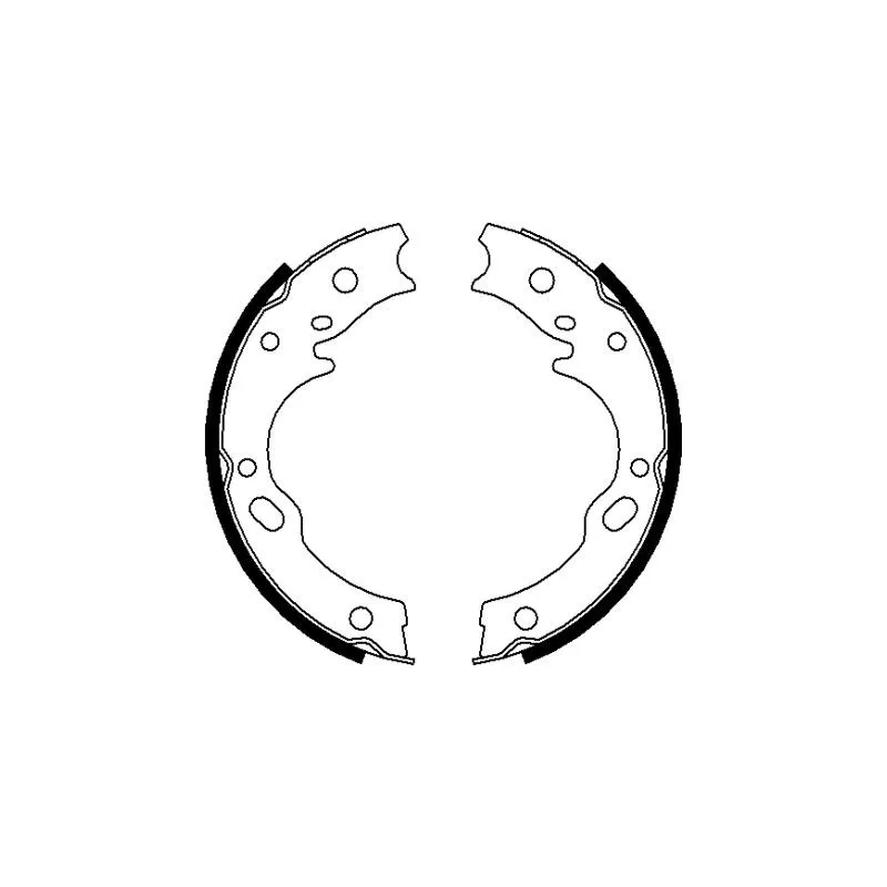 Jeu de mâchoires de frein, frein de stationnement MINTEX MFR689