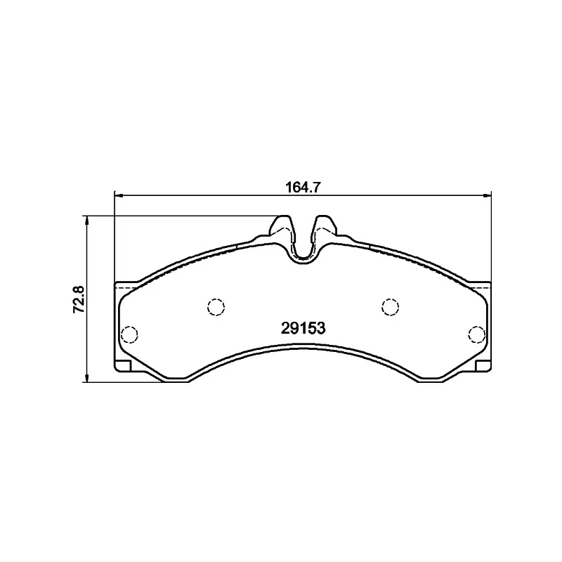 Jeu de 4 plaquettes de frein avant MINTEX MDB2795