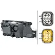 Projecteur principal HELLA 1EH 354 987-011 - Visuel 2