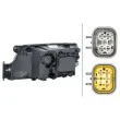 Projecteur principal HELLA 1EH 354 987-041 - Visuel 2
