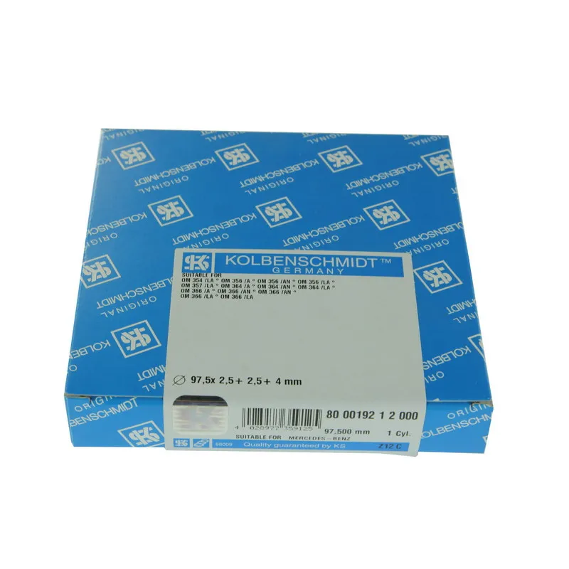 Jeu de segments de pistons KOLBENSCHMIDT 800019212000