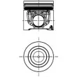 Piston KOLBENSCHMIDT 40510600 - Visuel 2