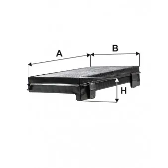 Filtre, air de l'habitacle FILTRON K 1427A