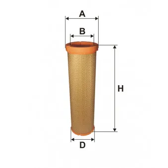 Filtre à air secondaire FILTRON AM 447/1W