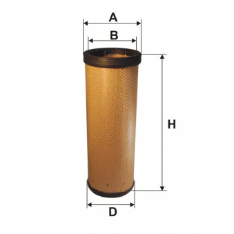 Filtre à air secondaire FILTRON AM 446W