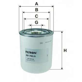 Dessicateur, système d'air comprimé FILTRON AD 785/6
